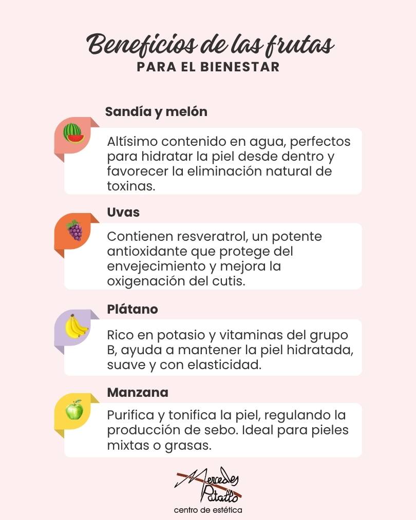 El efecto de la fruta en la belleza y el bienestar